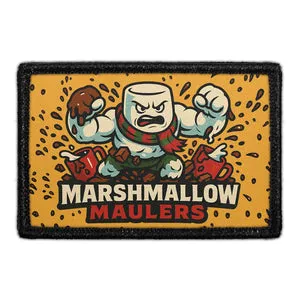 Pull Patch Marshmallow Maulers patch humor
