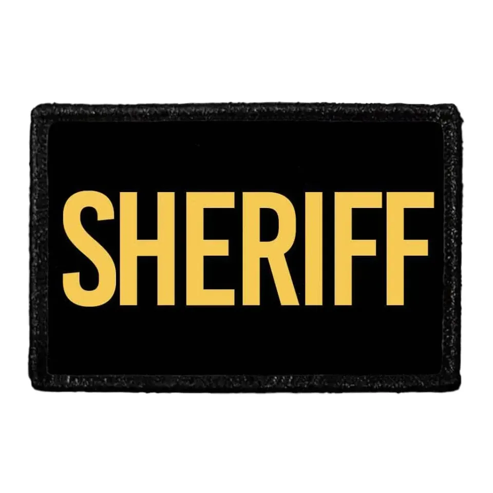 Pull Patch Sheriff patch 1 stk med velcro