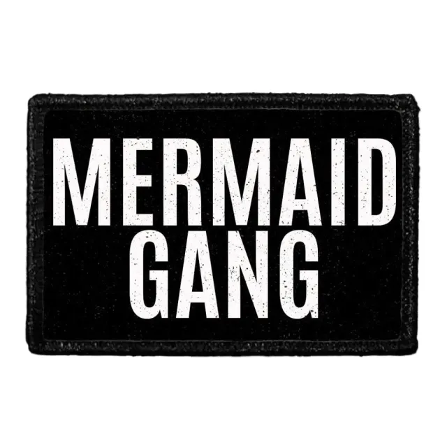 Pull Patch Mermaid Gang patch med velcro havfrue