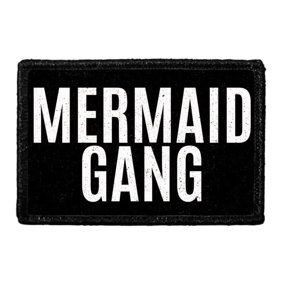 Pull Patch Mermaid Gang patch med velcro havfrue