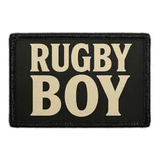 Pull Patch Rugby Boy patch til børn med velcro