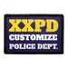 Pull Patch Police Department patch med egen by