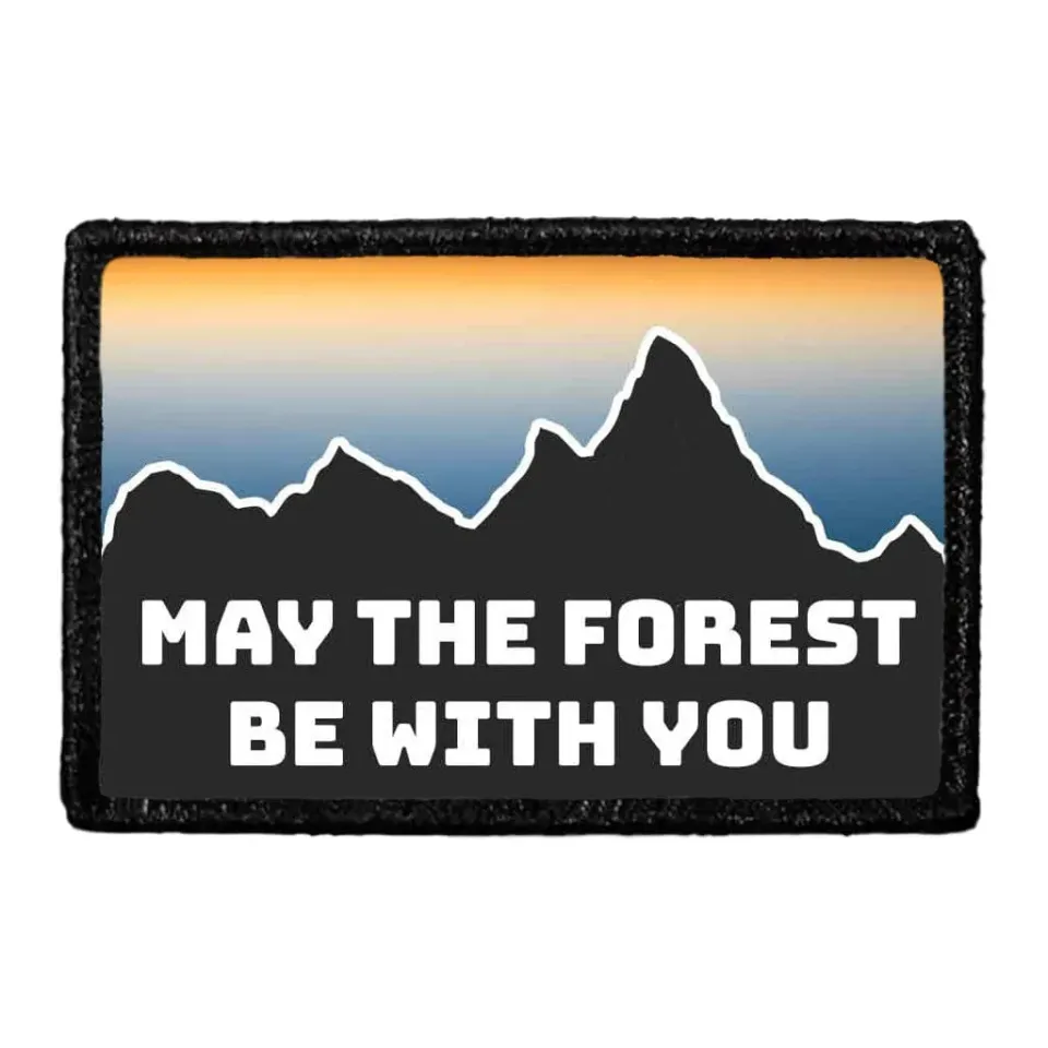 Pull Patch May The Forest Be With You patch velcro 76x51 mm