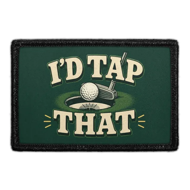 Pull Patch I'd Tap That patch golf 3x2