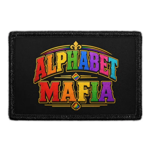 Pull Patch Alphabet Mafia patch 3x2 pride