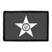 Pull Patch Houston City Flag patch sort-hvid velcro