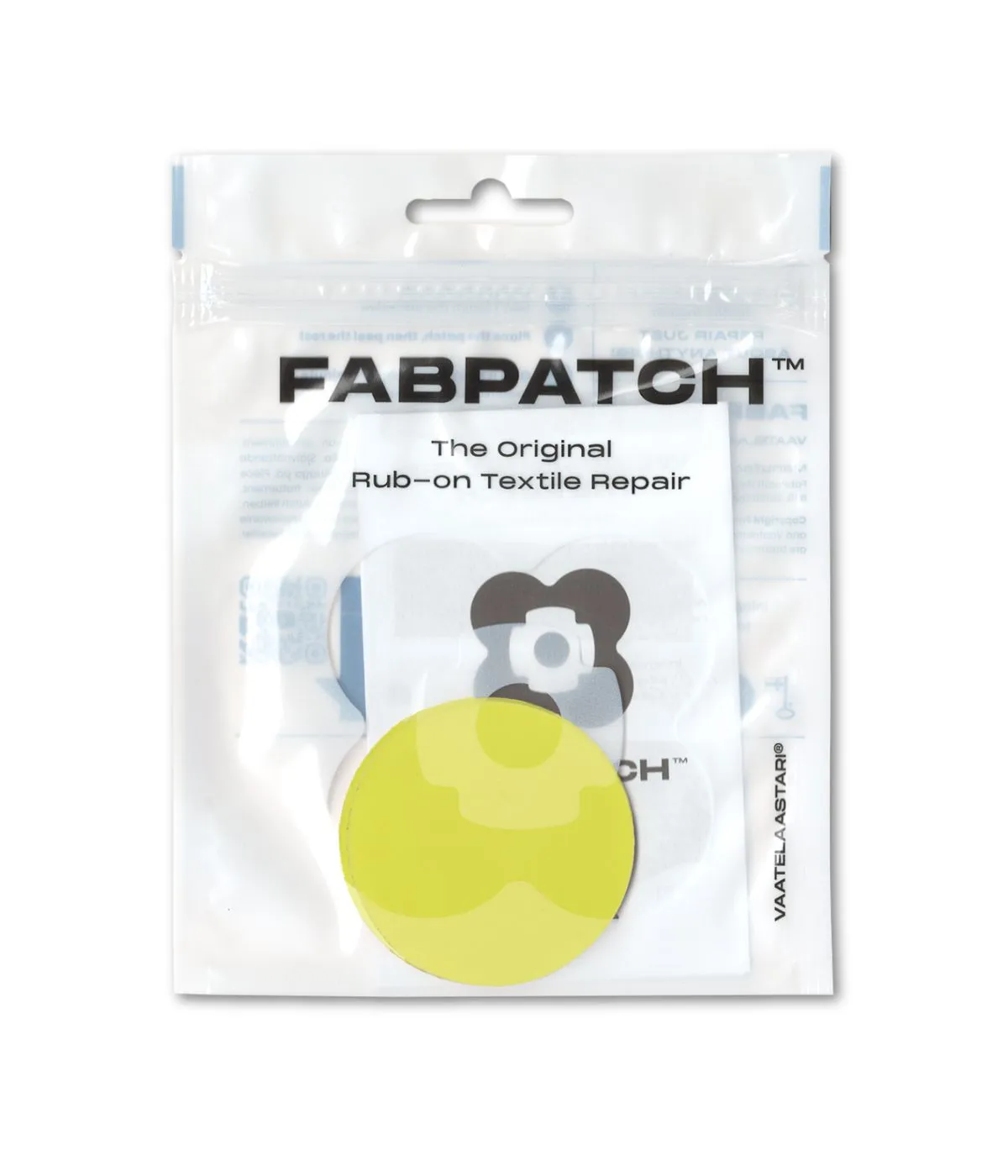 FabPatch Reflective Yellow tekstillapper runde 3-pak