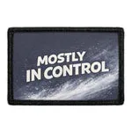 Pull Patch Mostly In Control patch 3x2 humor