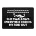 Pull Patch She Swallows Rod patch velcro fræk