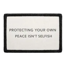 Pull Patch Protecting Peace patch velcro citat