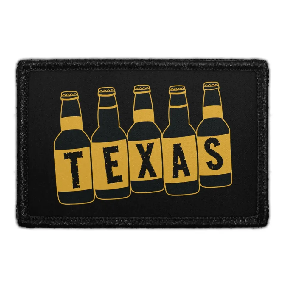 Pull Patch Texas Bottles patch velcro flaskemotiv