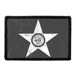 Pull Patch Houston City Flag patch sort-hvid