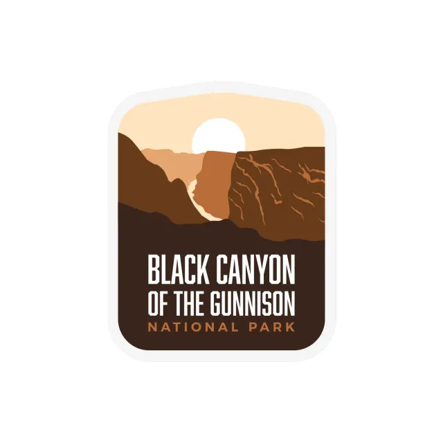 Vagabond Heart Black Canyon sticker vinyl klistermærke 70 mm vejrbestandig