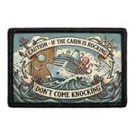 Pull Patch Caution Cabin patch 76x51 mm krydstogt