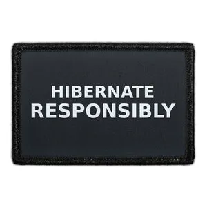Pull Patch Hibernate Responsibly patch 76x51 mm vinter