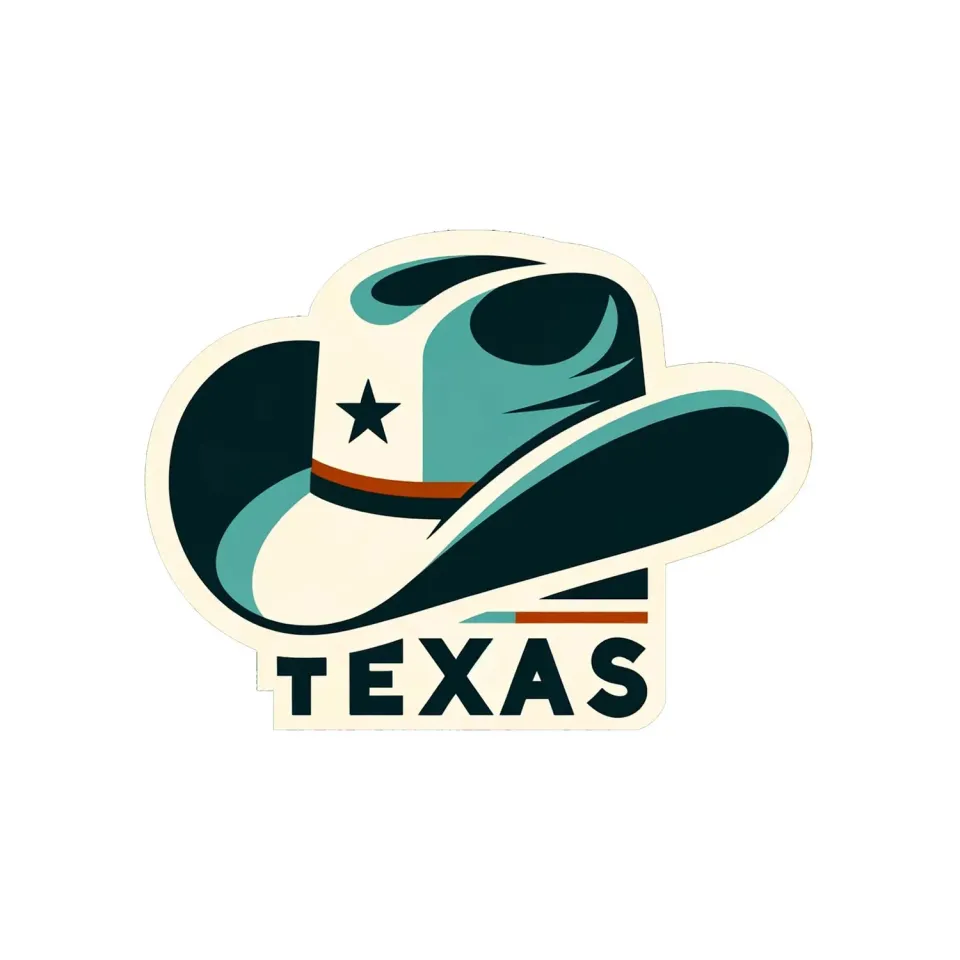 Vagabond Heart Texas magnet 57x76 mm 3D gummi