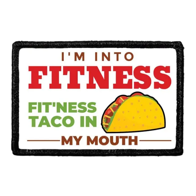 Pull Patch Fitness Taco Color patch 7,6x5 cm