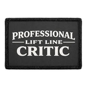 Pull Patch Professional Lift Line Critic patch ski