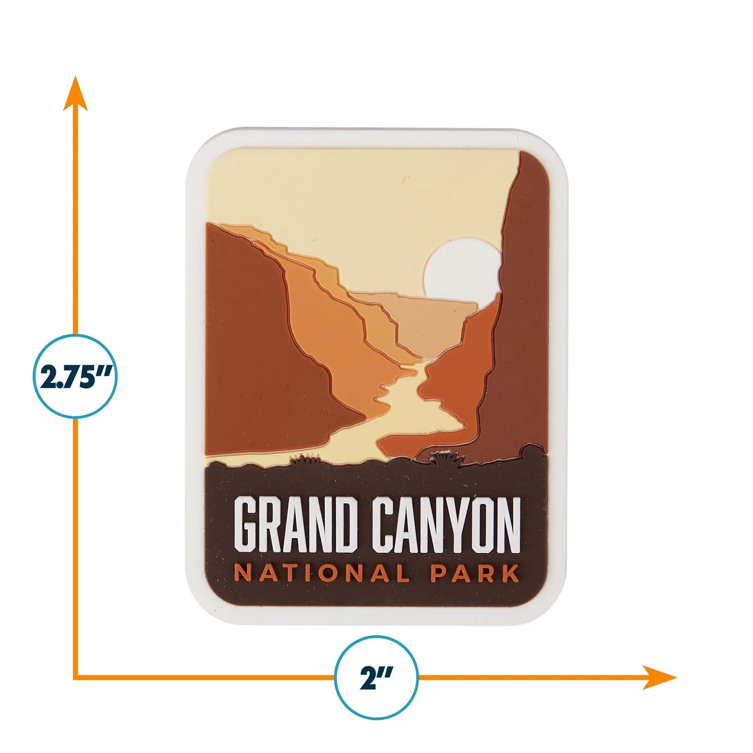 Vagabond Heart Grand Canyon køleskabsmagnet PVC 3D