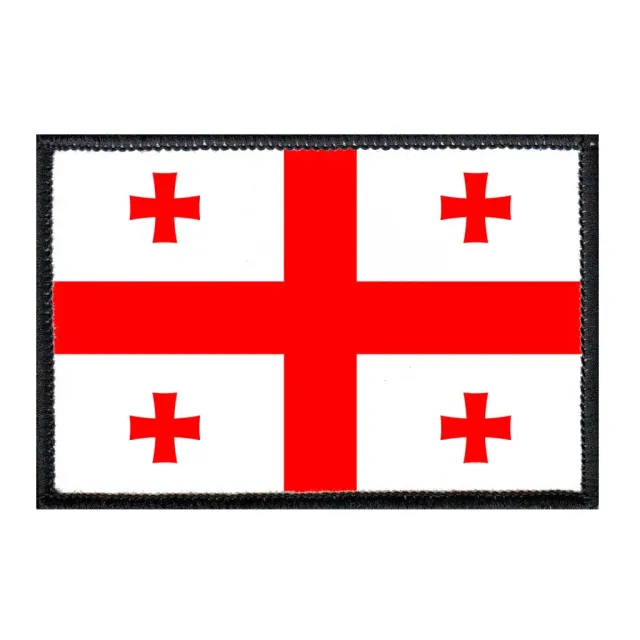 Pull Patch Georgian Flag patch farve velcro