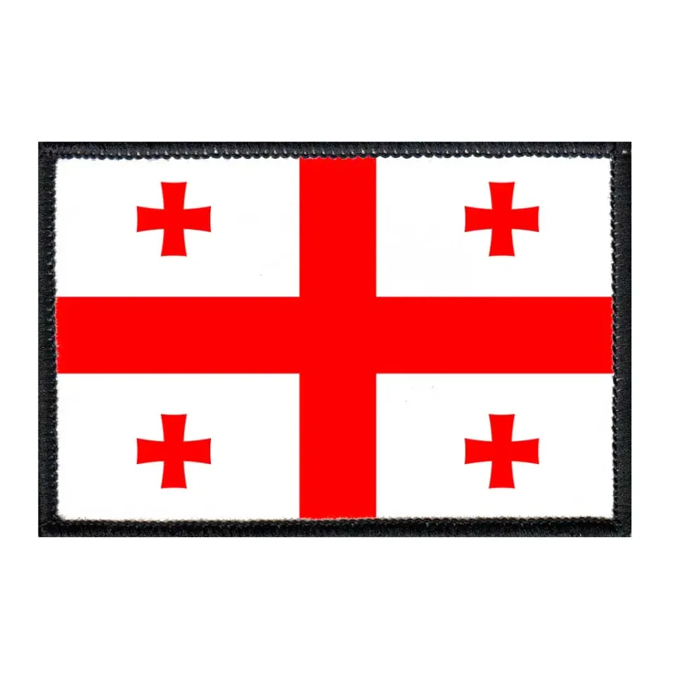Pull Patch Georgian Flag patch farve velcro