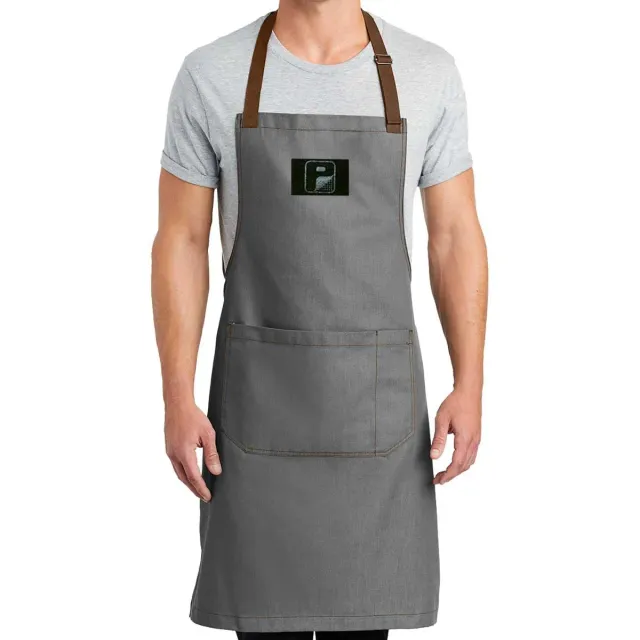 Pull Patch Craftsman Style forklæde ash grey BBQ