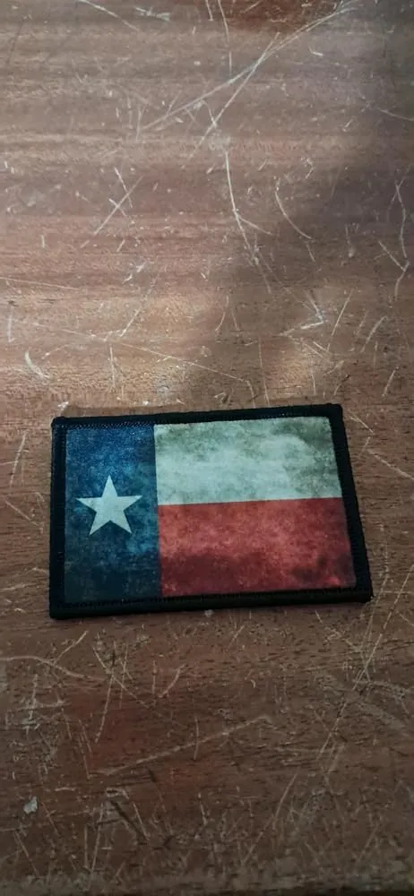Pull Patch BBQ Beer Texas patch med velcro hook