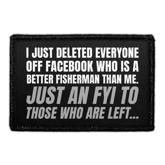 Pull Patch Better Fisherman patch med velcro til fisker