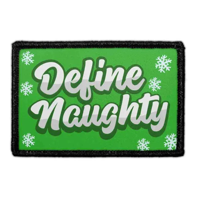 Pull Patch Define Naughty patch 3x2 jul