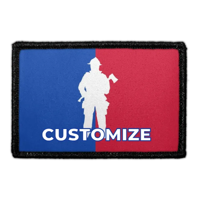 Pull Patch Custom Fireman League patch brandmand