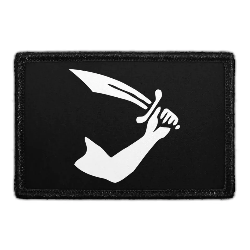 Pull Patch Pirate Thomas Tew Flag patch velcro