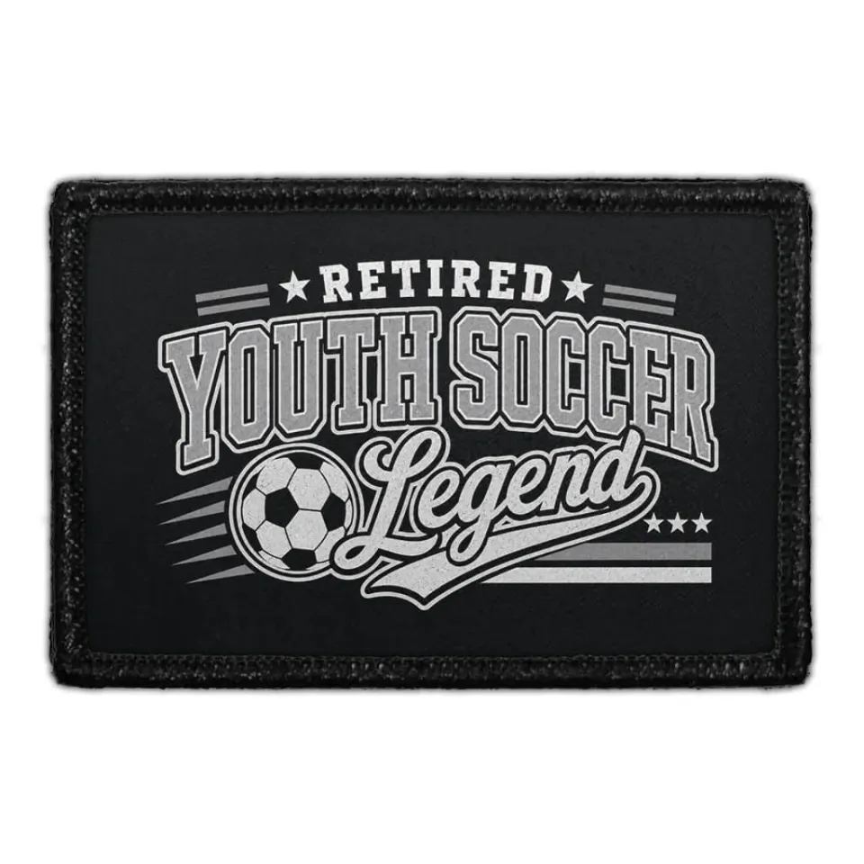 Pull Patch Retired Youth Soccer Legend patch fodbold