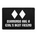 Pull Patch Diamonds Are A Girls Best Friend velcromærke