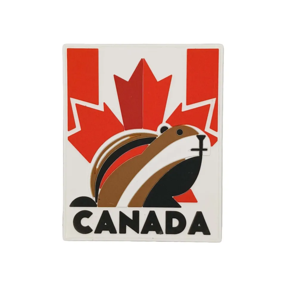 Vagabond Heart Canada køleskabsmagnet 3D gummi