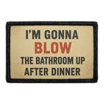 Pull Patch Blow Bathroom patch med velcro – humor 76 mm
