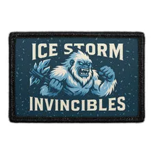 Pull Patch Ice Storm Invincibles patch velcro 76x51 mm