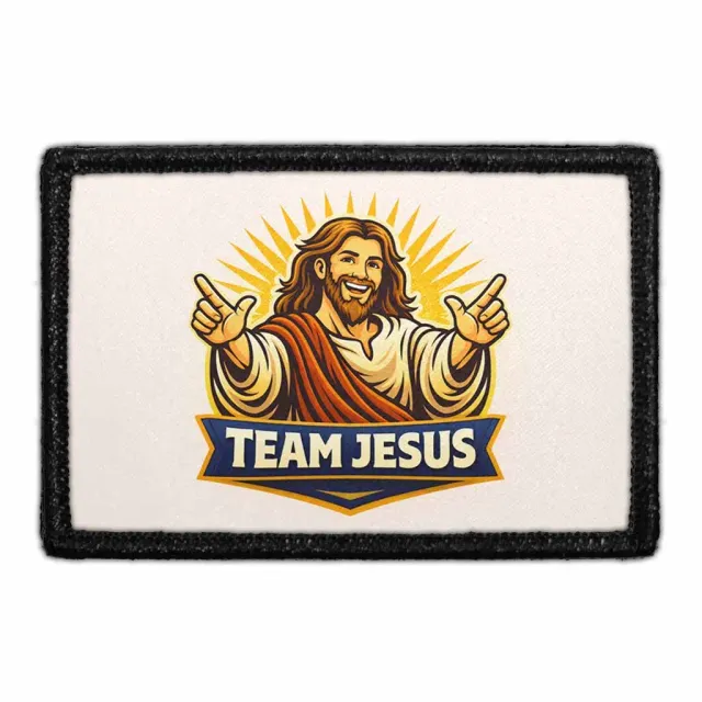 Pull Patch Team Jesus patch 7,6x5 cm velcro tro