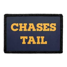 Pull Patch Chases Tail patch 3x2 hvalp