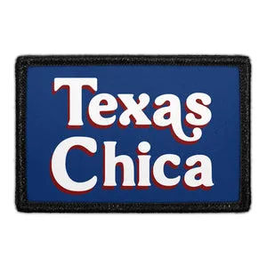 Pull Patch Texas Chica patch med velcro 76 mm