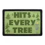 Pull Patch Disc Golf Hits Every Tree patch 3x2