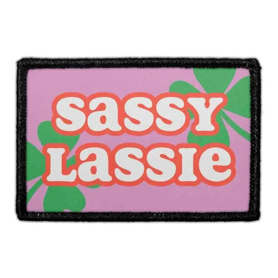 Pull Patch Sassy Lassie patch 76x51 mm velcro