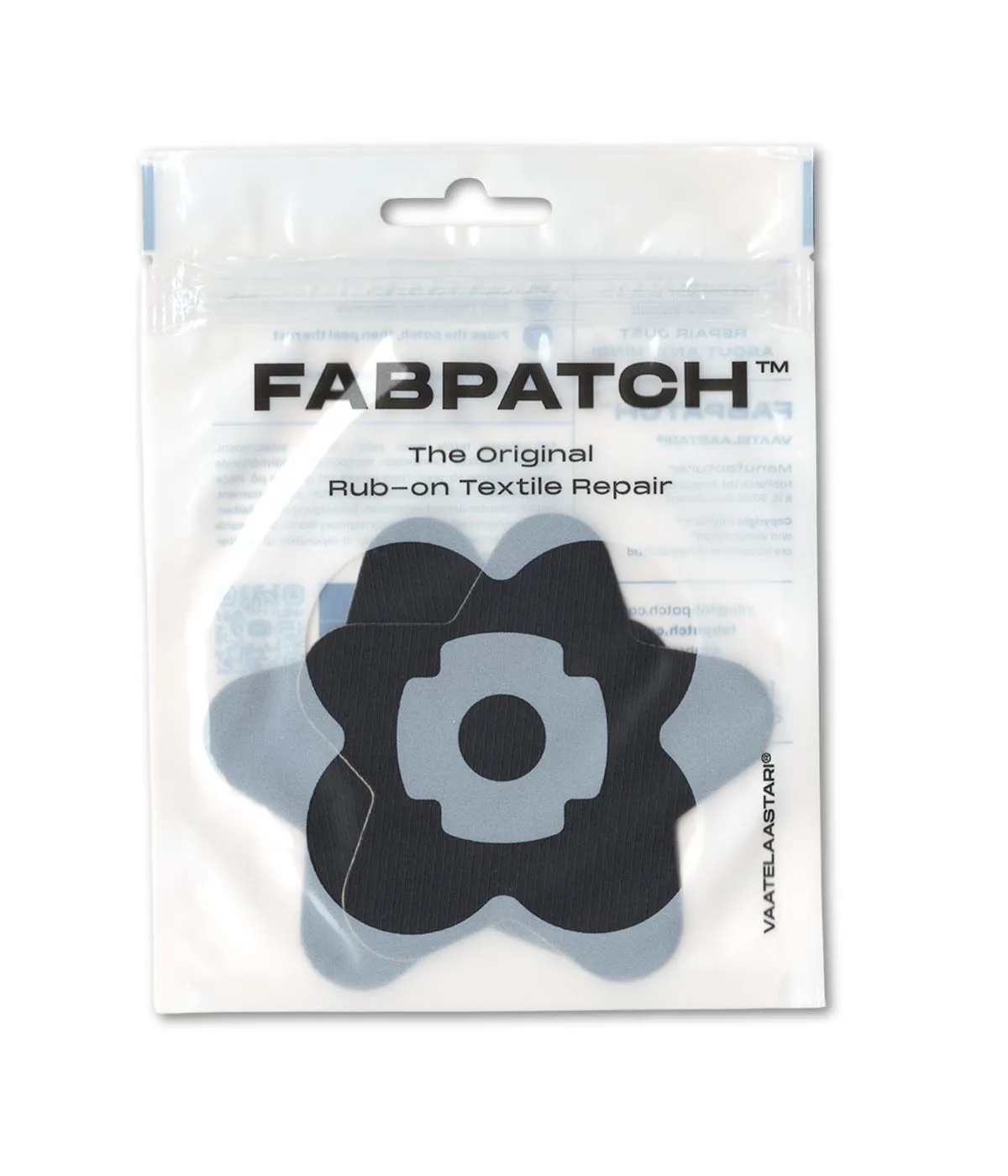 FabPatch Extreme Black Stars strygelapper 2 stk slidstærk