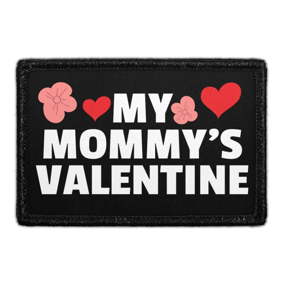 Pull Patch My Mommy's Valentine patch velcro mor