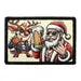 Pull Patch Rockstar Santa patch 7,6x5 cm velcro julemotiv