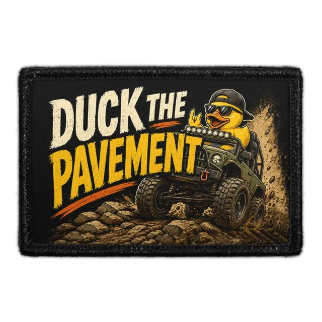 Pull Patch Duck The Pavement patch 3x2 offroad