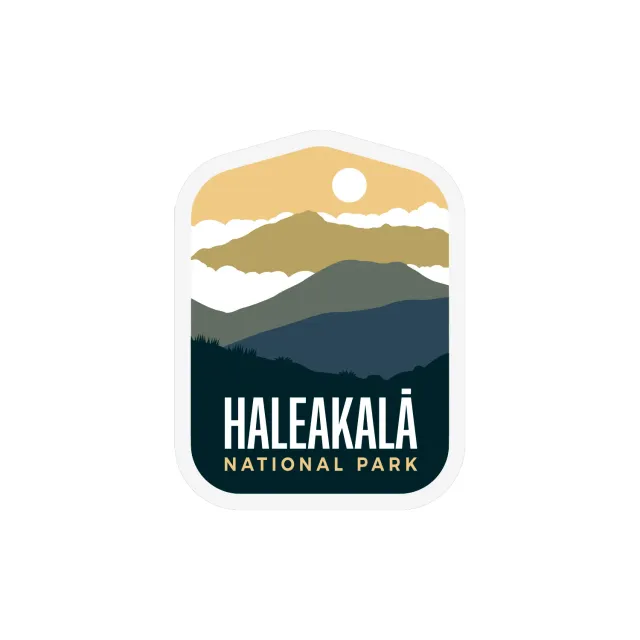 Vagabond Heart Haleakala klistermærke 70x57 mm vinyl