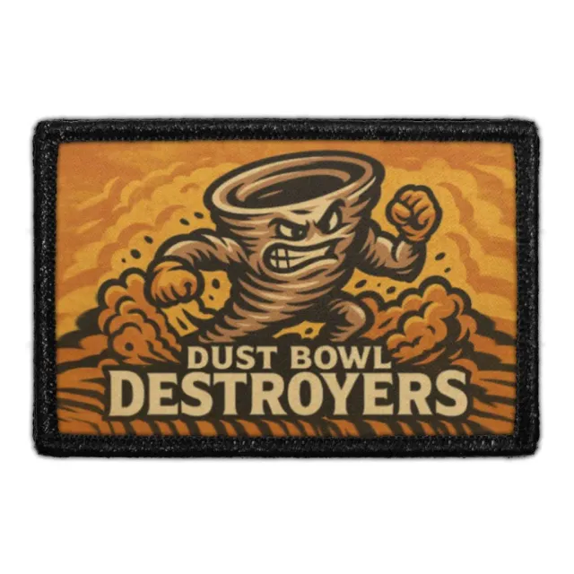 Pull Patch Dust Bowl Destroyers patch 7,6x5 cm velcro
