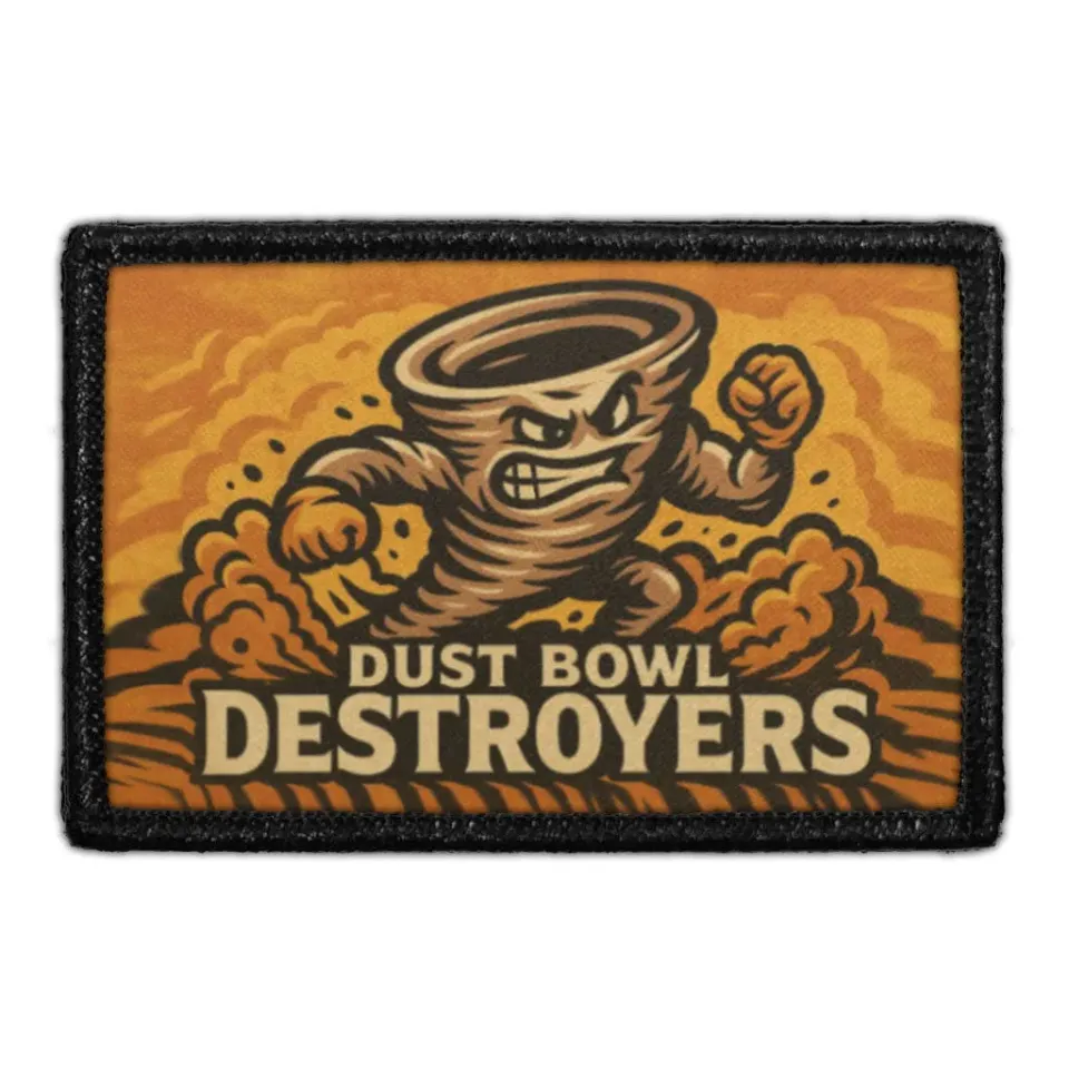 Pull Patch Dust Bowl Destroyers patch 7,6x5 cm velcro