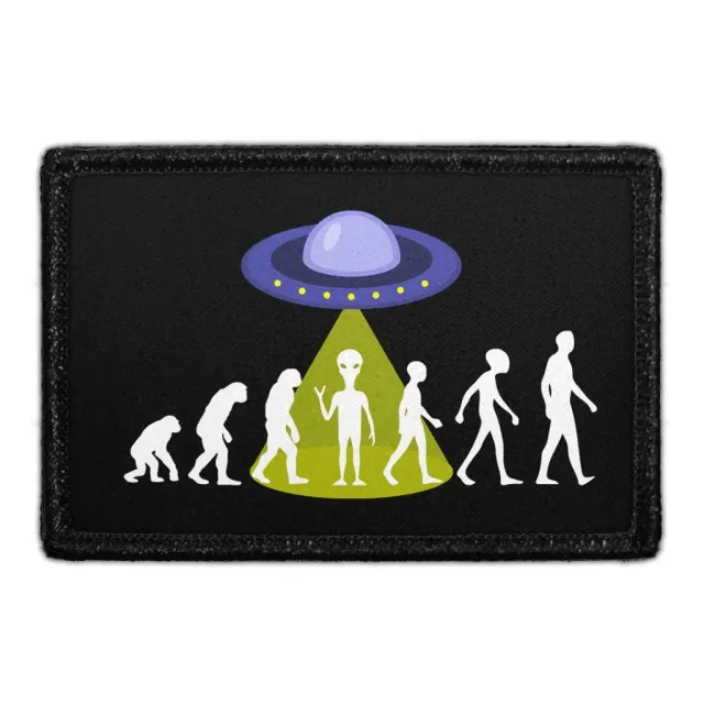 Pull Patch Alien Evolution of Man patch velcro