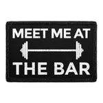Pull Patch Meet Me At The Bar velcro patch humor